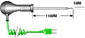 Sonde de température de pénétration robuste