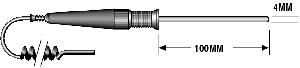 Sonde de température PT100 à immersion