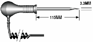 Sonde à thermistance de pénétration