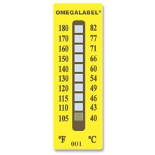 Indicateurs de Température Irréversibles - 10 segments - Lot de 10