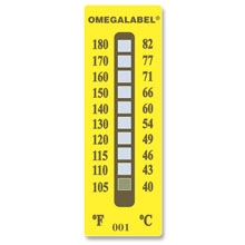 Indicateurs de Température Irréversibles - 10 segments - Lot de 10